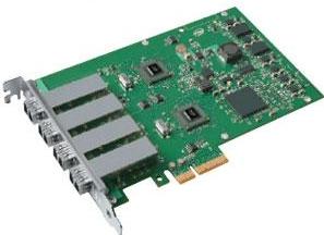 EXPI9404PF - Intel PRO/1000 PF 4-LC 1Gb/s 1000BSX PCIe Network Adapter