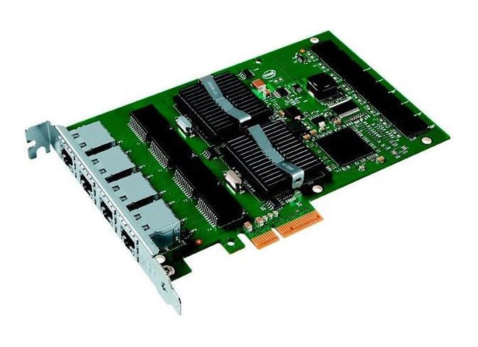 EXPI9404PTBLK - Intel 4-Port 1Gbs RJ45 PCIE x4 1GBase-T Network Card