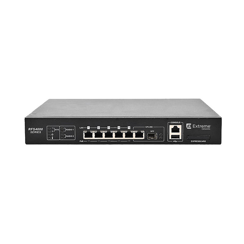 RFS-4010-00010-WR, Extreme RFS 4000 Wireless Controller, 6xGE/1xSFP, IPSec VPN, Built-in Firewall