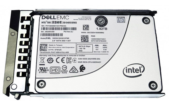 F8N2K - Dell 1.92TB SATA Triple-Level Cell SFF 2.5" Solid State Drive