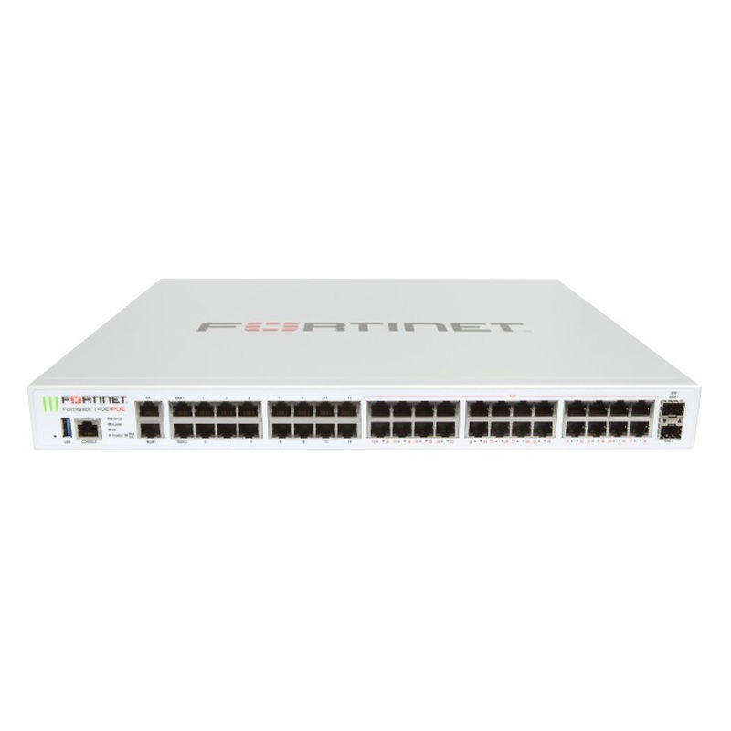 FG-140E-POE, Fortinet FG-140E-POE Security Appliance, 40xGE RJ45/24xPOE/2xSFP