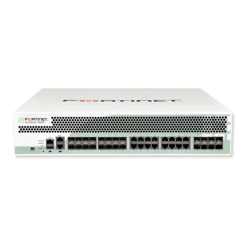 FG-1500D-DC, Fortinet FG-1500D-DC Firewall, 8x10GE SFP+/16xGE SFP/18xGE RJ45