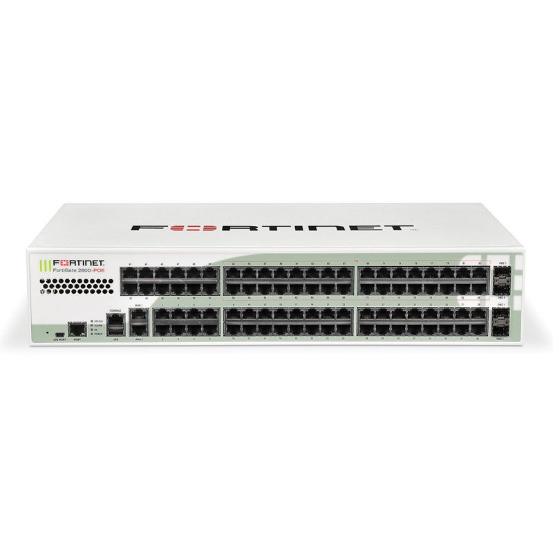 FG-280D-POE-BDL, Fortinet FortiGate Firewall, Hardware+1Y 8x5 UTP