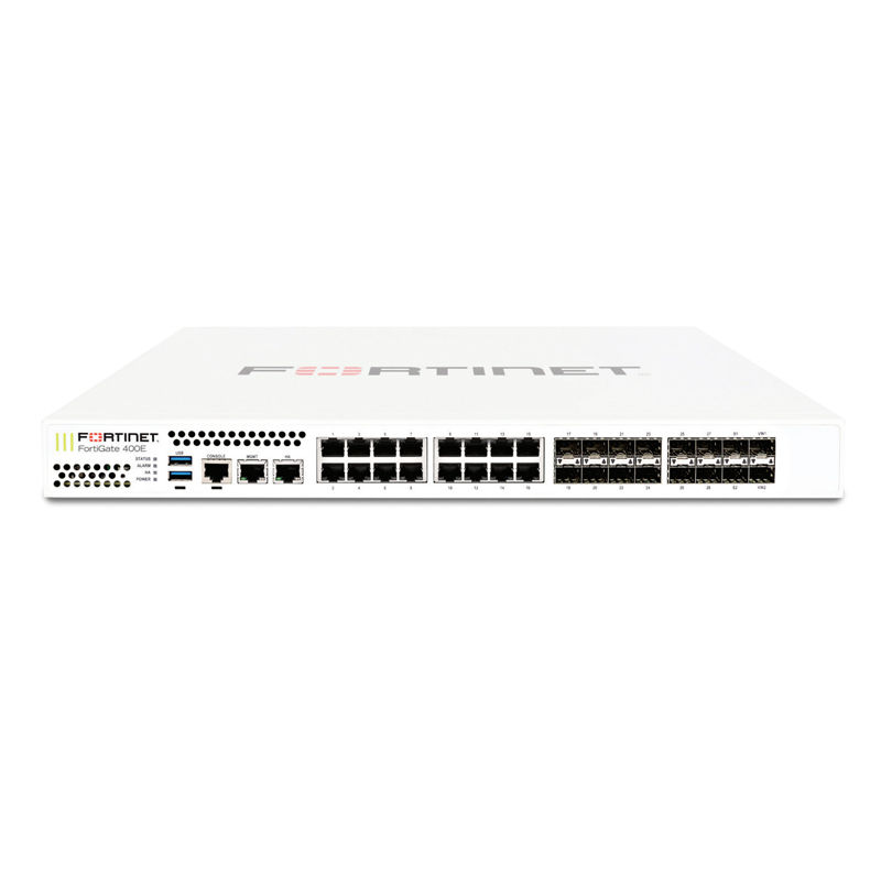FG-401E, Fortinet FortiGate Firewall, 18xGE RJ45/16xGE SFP/SPU NP6 & CP9
