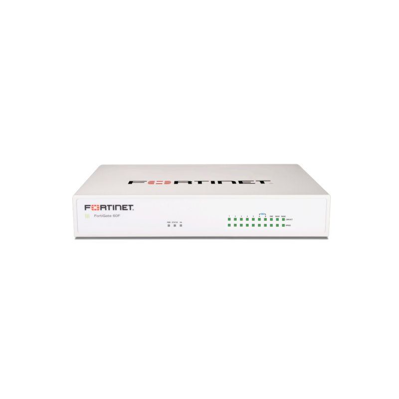 FG-60F, Fortinet FortiGate Firewall, 10xGE RJ45/7xInternal/2xWAN