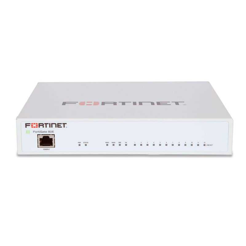 FG-80E, Fortinet Firewall, 14xGE RJ45/2xSFP/Max 32 APs