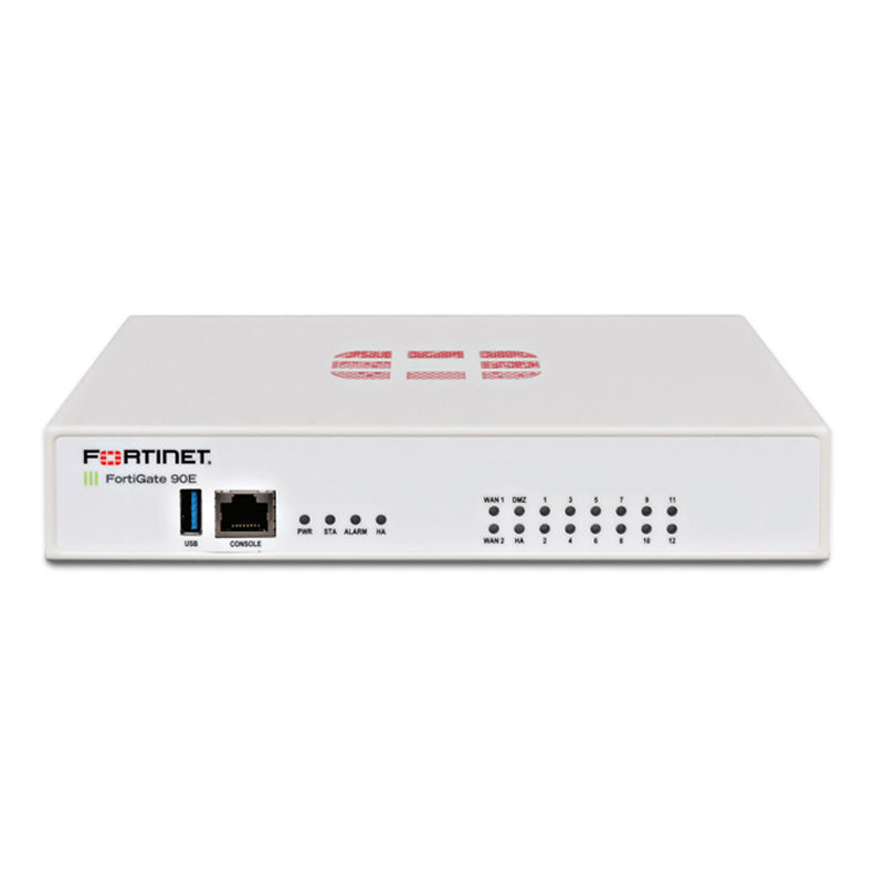 FG-90E, Fortinet Firewall, 16xGE RJ45, 2xWAN, Max FortiAPs 32