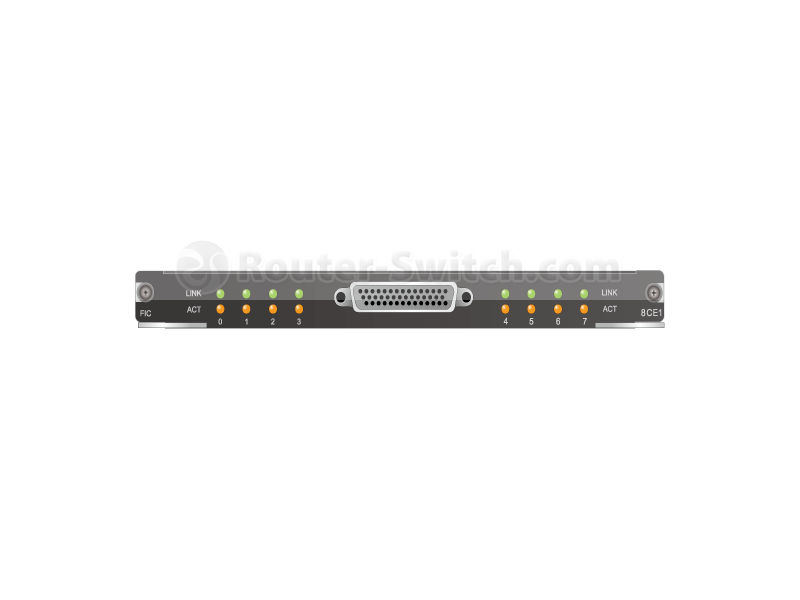 FIC-8CE1, Huawei FIC Series Interface Card, 8xE1 Port/DB44-75ohm/Channelized