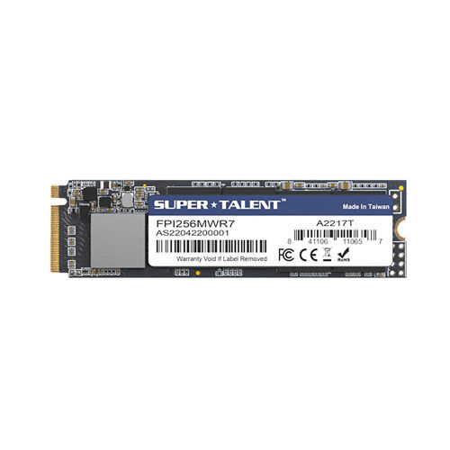 FPI256MWR7 - Super Talent EX6 256GB PCIe NVMe 3.0 x4 M.2 2280 SSD
