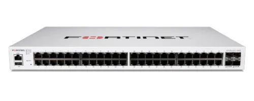 Fortinet FS-448E 48x GE RJ45 4x 10GE SFP+ Managed Ethernet Switch