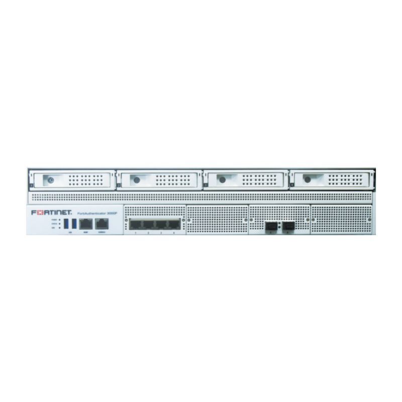 FAC-3000F, Fortinet FortiAuthenticator Identity Management, 4xGE RJ45/2x10GE SFP+/4TB SAS