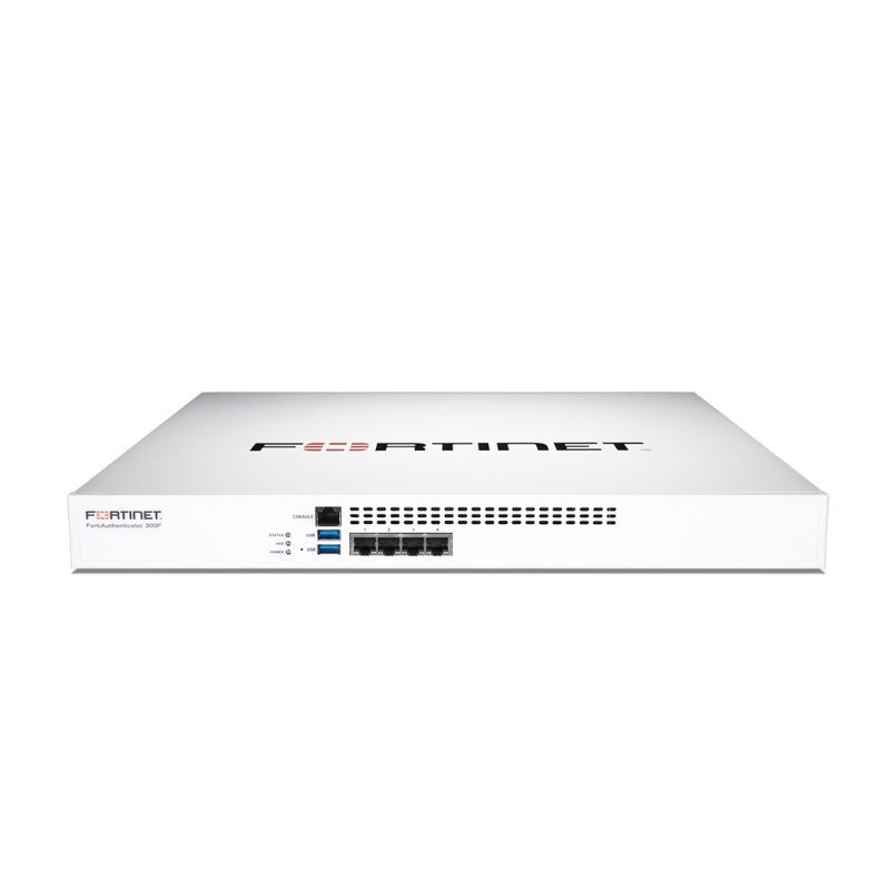 FAC-300F, Fortinet FortiAuthenticator Identity and Access Management, 4x GE RJ45/2x 1TB HDD/1500 users base