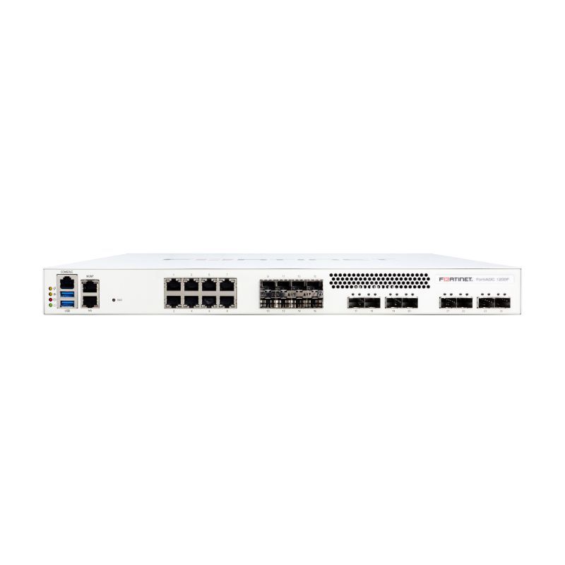 FAD-1200F-DC, Fortinet FortiADC Application Delivery Controller, 8x10GE SFP+/8xGE SFP/8xGE RJ45