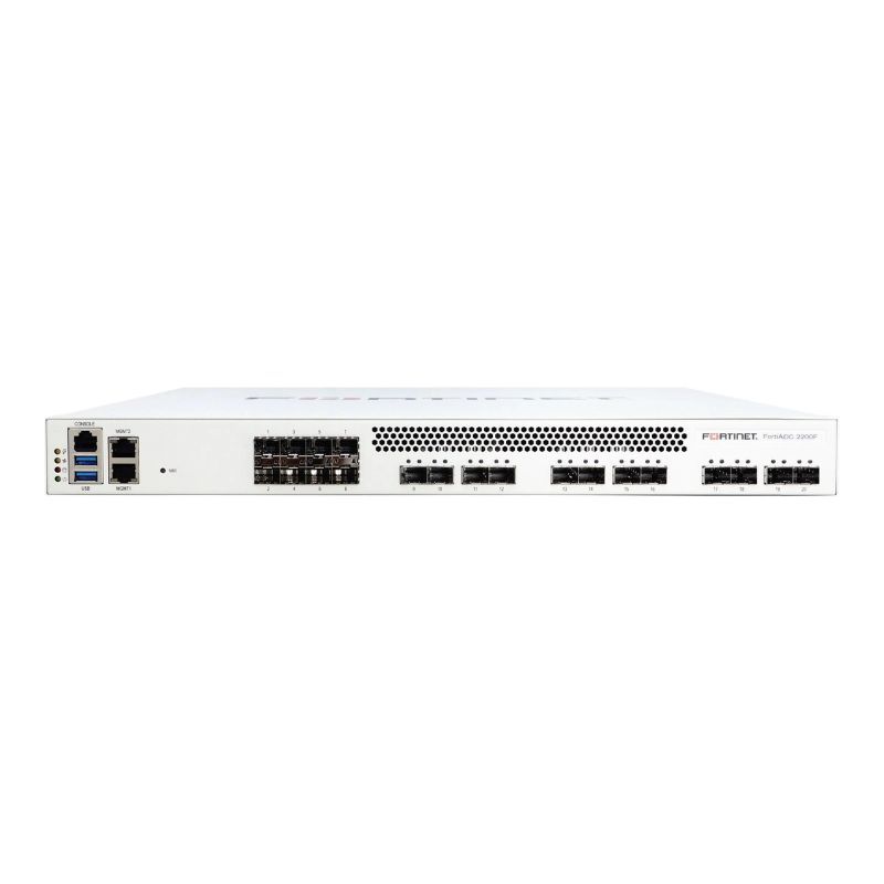 FAD-2200F-BDL-973-60, Fortinet FortiADC Series Application Delivery Controller, 5 Year FortiCare/Standard Bundle/Hardware Included