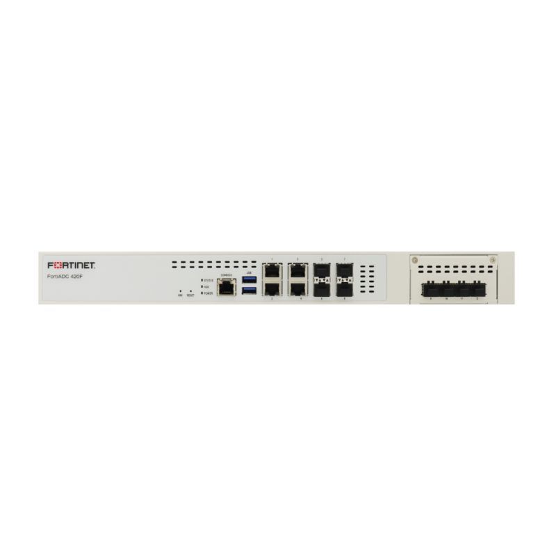 FAD-420F, Fortinet FortiADC Application Delivery Controller, 4xGE RJ45/4xSFP GE/4xSFP+ 10GbE