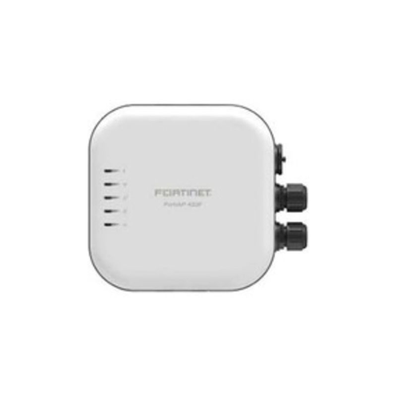 FAP-432F-E, Fortinet FortiAP Outdoor Wireless AP, Tri radio 4x4/2x2, 2.5G RJ45, PoE injector