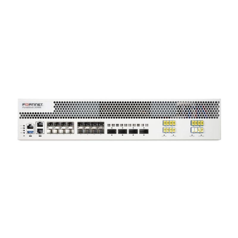 FDD-1500E, Fortinet DDoS Protection Appliance, 10x10GE SFP+/2x40GE QSFP+/960GB SSD/35Gbps Mitigation