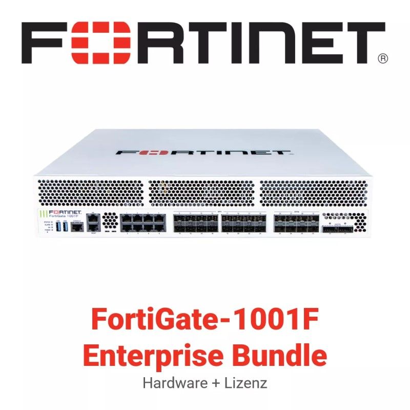 FG-1001F-BDL-950-12, Fortinet FortiGate-1001F Firewall, 1 Year FortiCare, UTP, Premium Support
