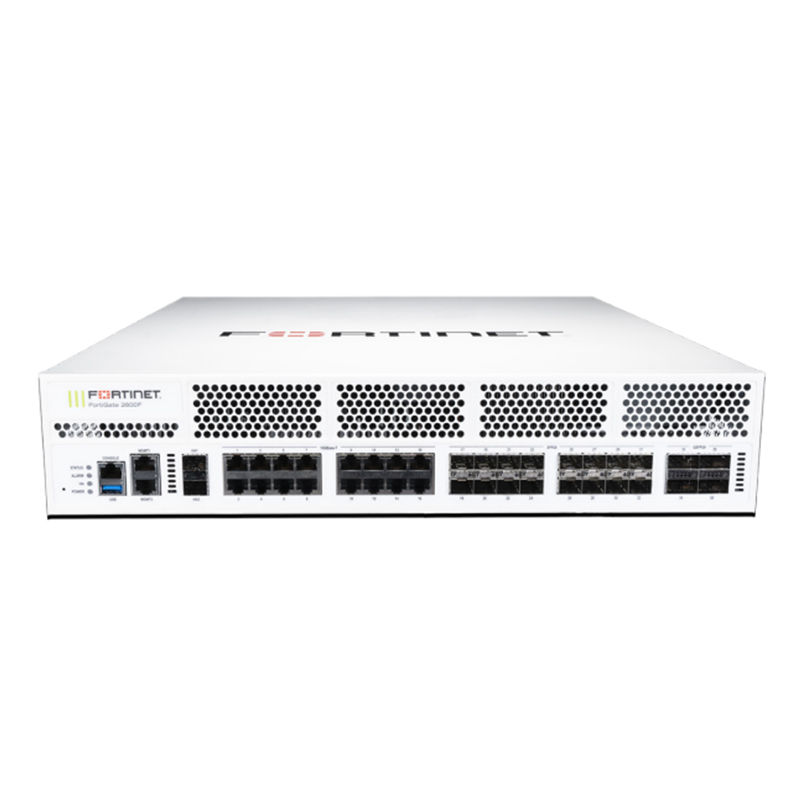 FG-2600F-DC, Fortinet FG-2600F Firewall, 4x100GE QSFP28/16x25GE SFP28/SPU NP7 & CP9/dual DC PSU