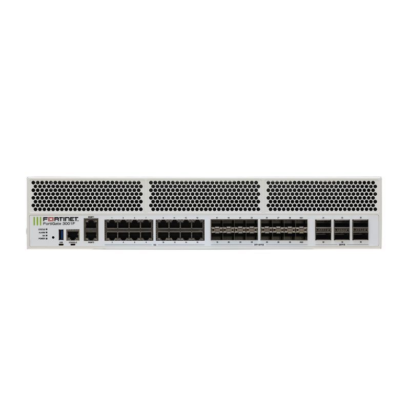 FG-3001F-DC-BDL-950-60, Fortinet FortiGate Firewall, High-performance NGFW/DC power bundle/Advanced security services