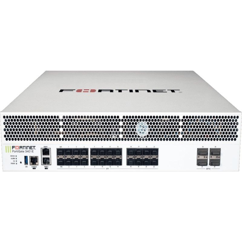 FG-3401E-BDL-950-12, Fortinet FortiGate-3401E Firewall, Premium FortiCare/UTP 1 Year/Hardware Included