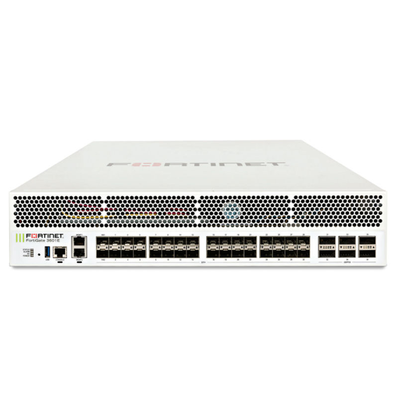 FG-3600E-DC, Fortinet Firewall, 6x100GE QSFP28/32x25GE SFP28/2 DC PS