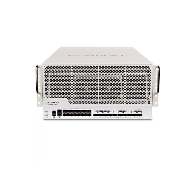 FG-3980E-LENC, Fortinet FG-3980E Series Firewall, 10x100GE QSFP28/16x10GE SFP+/3 AC Power Supplies