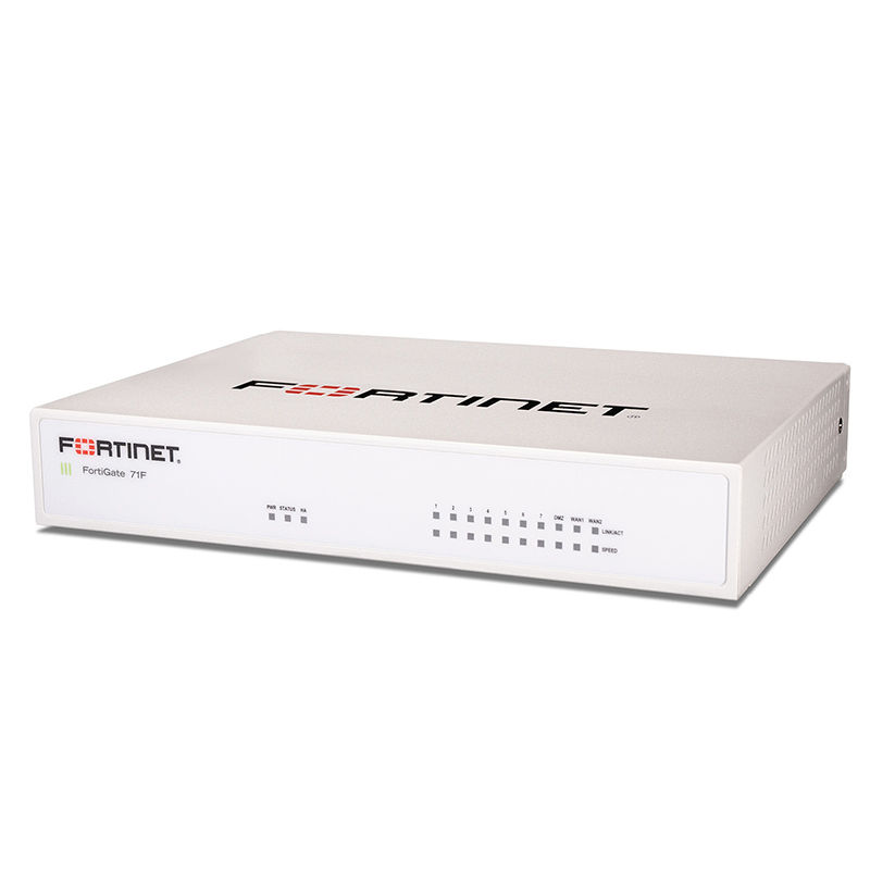 FG-71F, Fortinet Firewall, 10 x GE RJ45/128 GB SSD