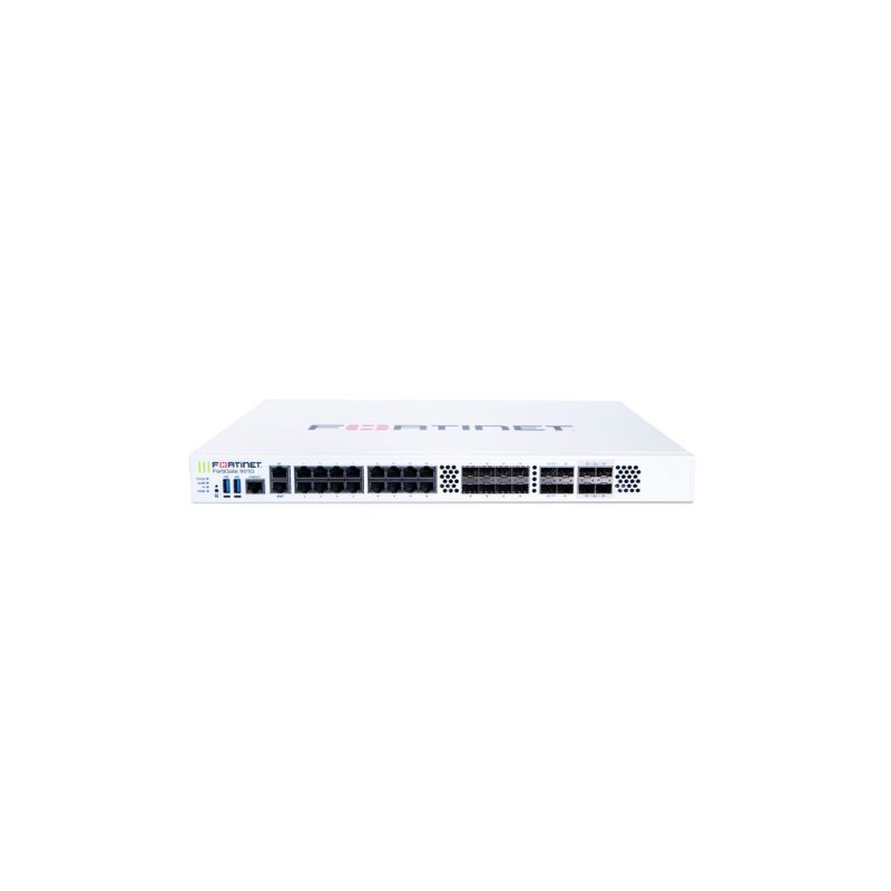FG-900G, Fortinet FortiGate Firewall, 80 Gbps Throughput/8xGE SFP/2xGE RJ45