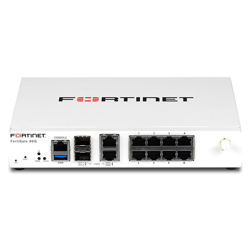 FG-91G, Fortinet FortiGate Firewall, 8xGE RJ45/2x10GE RJ45 SFP+/120GB SSD