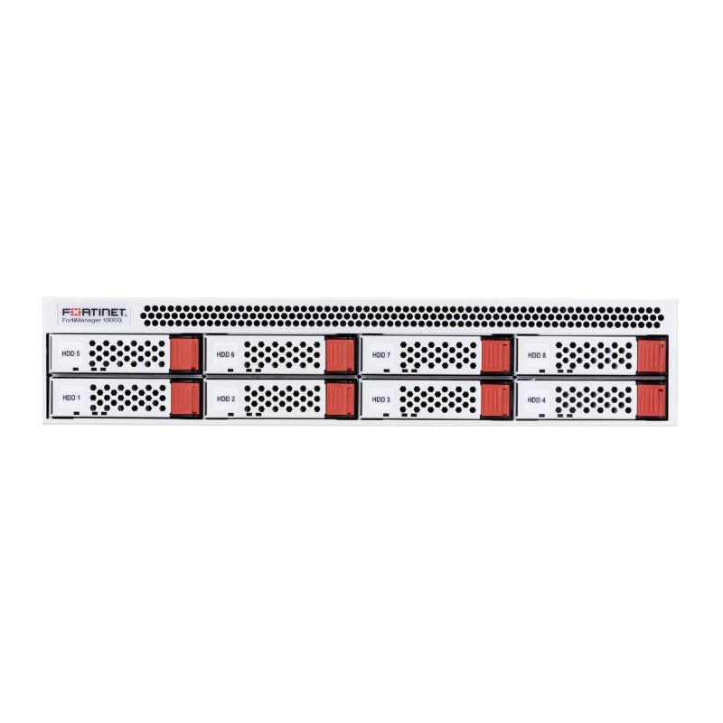 FMG-1000G, Fortinet FortiManager Centralized Management Appliance, 2x10GE RJ45/32TB Storage/Up to 1000 Devices