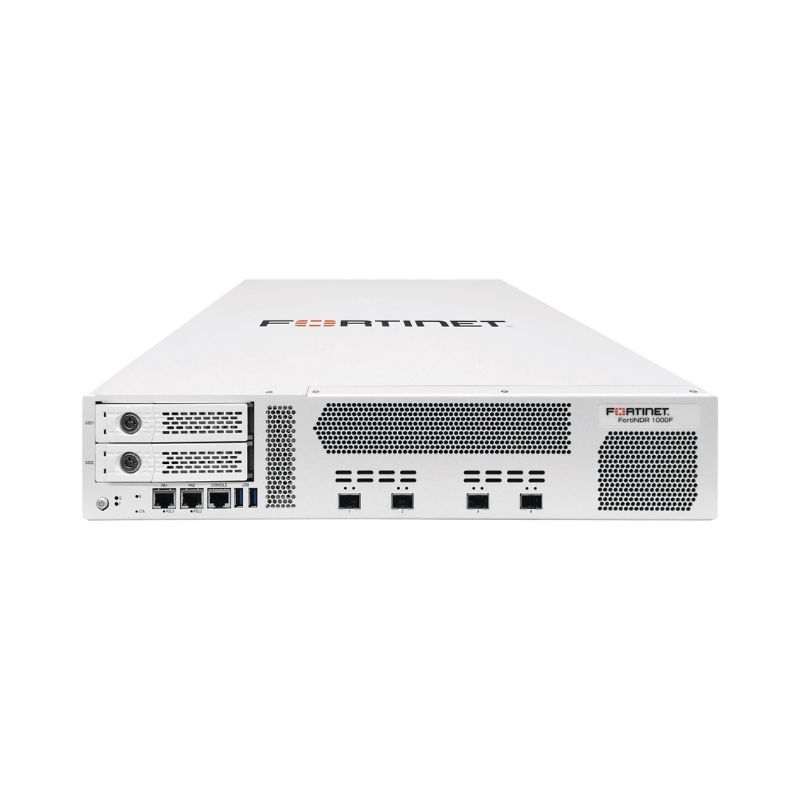 FNR-1000F-BDL-331-36, Fortinet FortiNDR-1000F Appliance, Network Anomaly & 0day Detection, 4x10GbE SFP+, ANN Engine, 3Y FortiCare