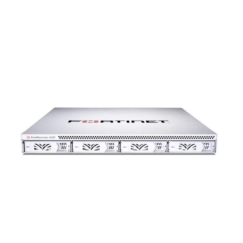 FRC-400F, Fortinet FRC-400F Network Video Recorder, 3x GE RJ45 / 1x4TB HDD / 64 channels
