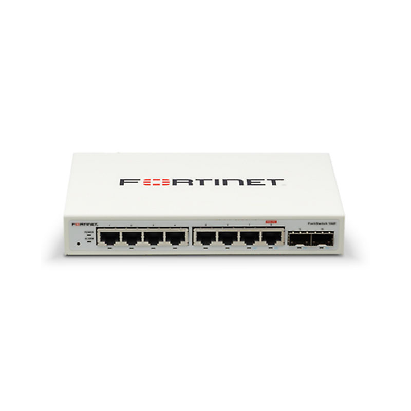 FS-108F, Fortinet FS-108F Switch, 8xGE RJ45/2xGE SFP/Fanless