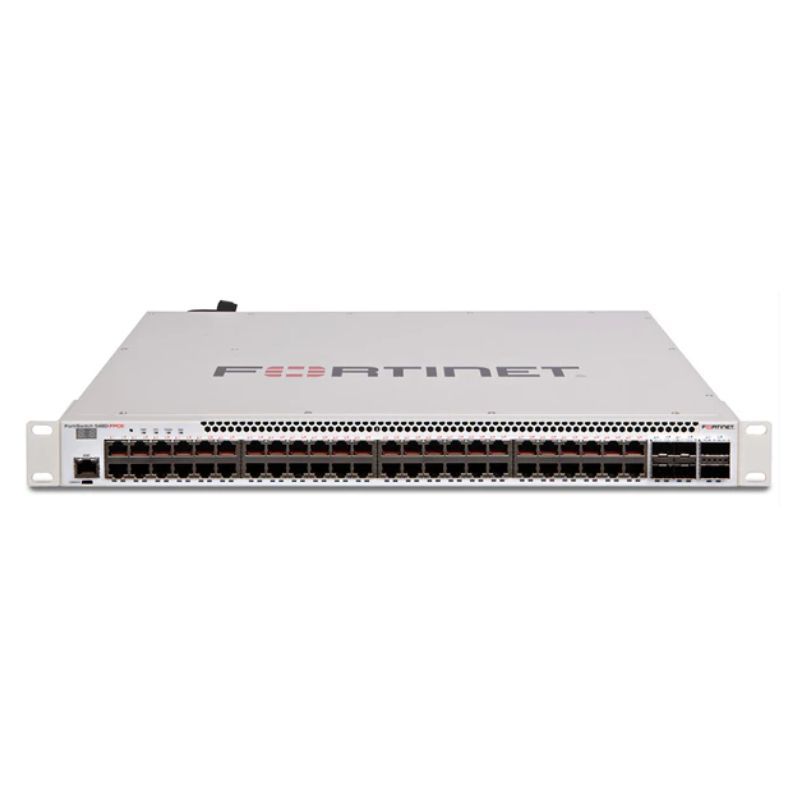 FS-624F, Fortinet FortiSwitch, 24xGE SFP/4x10GE SFP+/No PSU