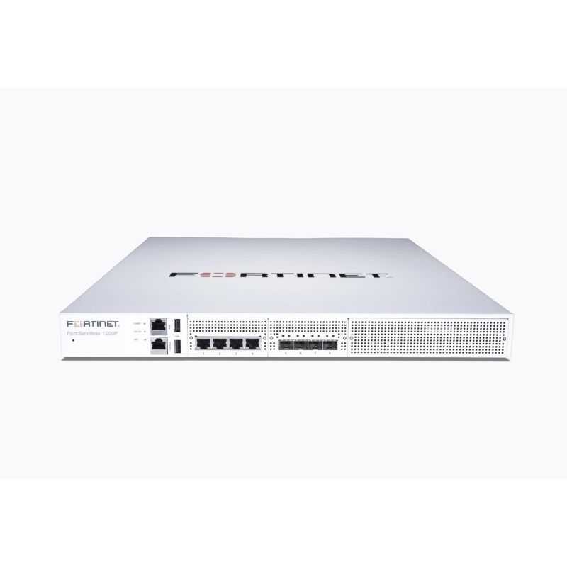 FSA-1000F-DC, Fortinet FSA-1000F Series Sandboxing Appliance, 4xGE RJ45/4xGE SFP/Redundant DC