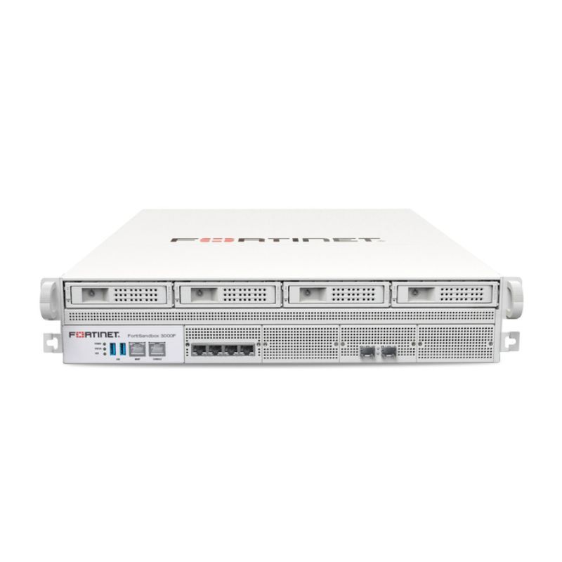FSA-3000F, Fortinet FSA-3000F Sandboxing Appliance, 4xGE RJ45/2x10GbE SFP+/Redundant PSU