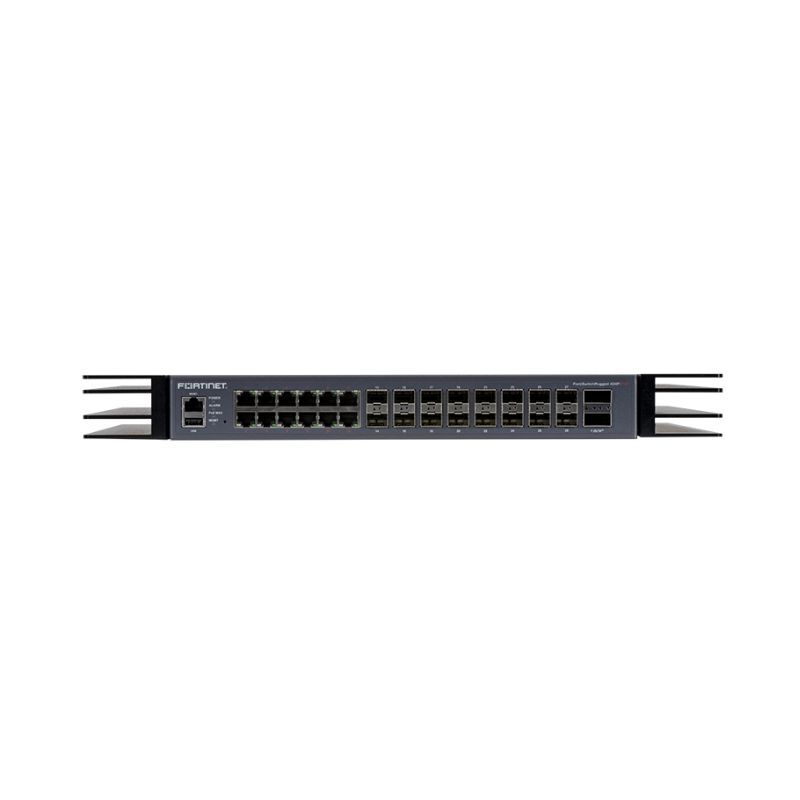 FSR-424F-POE, Fortinet FortiSwitch Rugged Switch, 12x2.5GE RJ45/12x2.5GE SFP+/4x10GE SFP+/2x40GE QSFP+