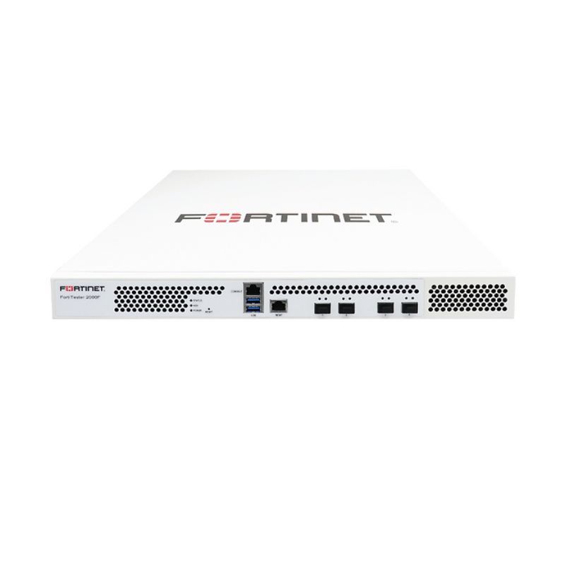 FTS-2000F-BDL-293-60, Fortinet FortiTester-2000F Appliance, Security Tester, 5Y IPS PCAP Update/5Y Malware Pack/5Y Web & MITRE Updates/5Y FortiCare Premium