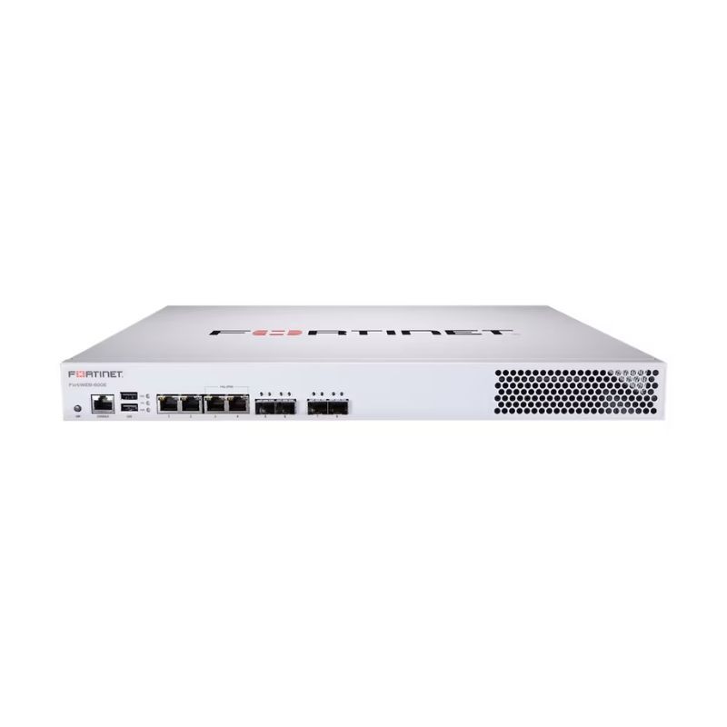 FWB-600E-BDL-725-60, Fortinet FortiWeb-600E Appliance, Web Application Firewall