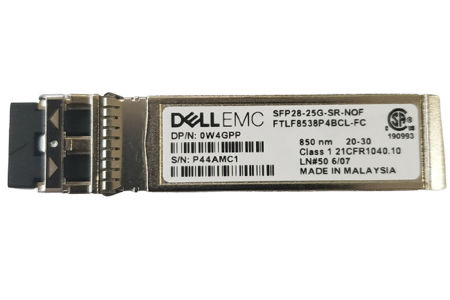 FTLF8538P4BCL-FC - Dell 25Gb/s 25Gbase-SR MMF SFP28 Transceiver