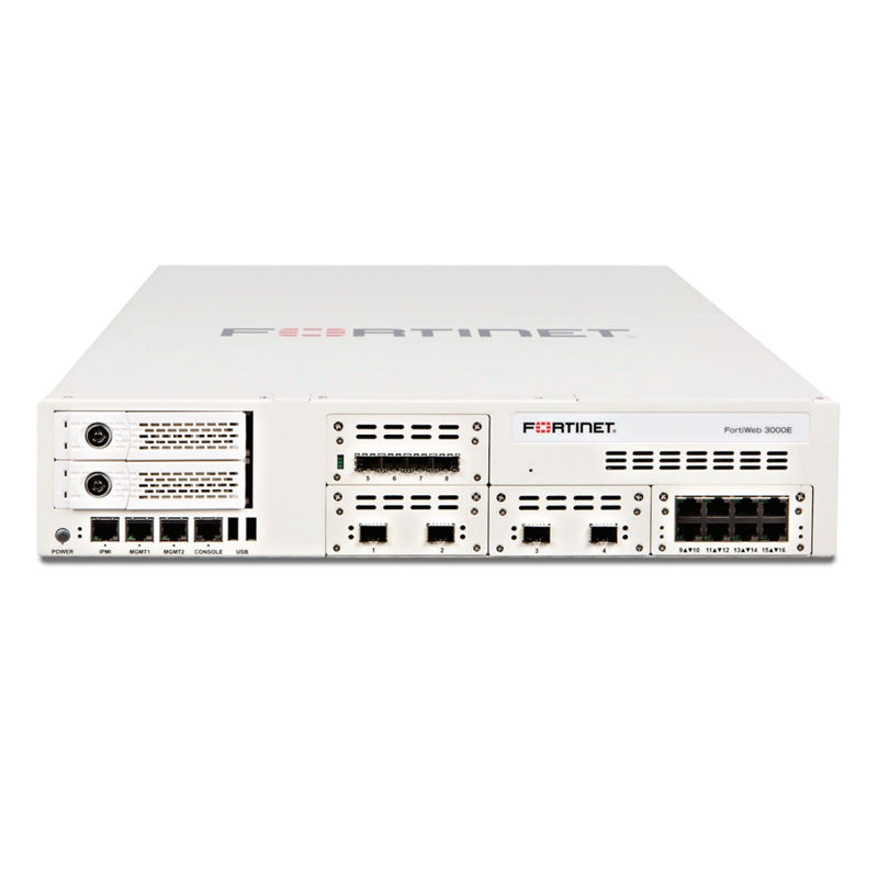 FWB-3000E, Fortinet FWB-3000E Web Application Firewall, 4x10GE SFP+/8xGE Bypass/4TB Storage