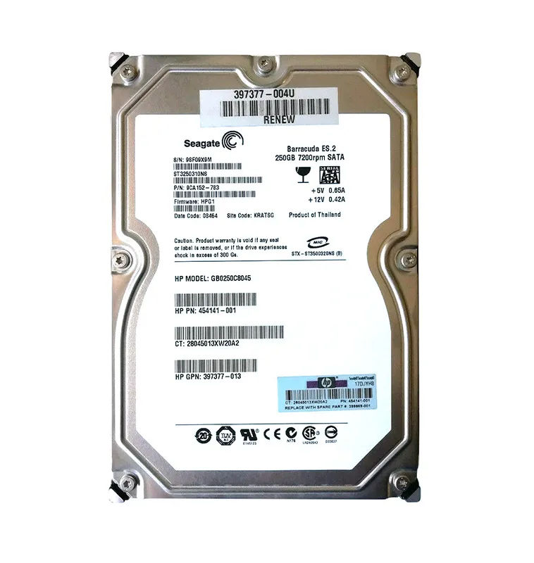 GB0250C8045 - HP 250GB SATA 7200RPM 3.5-inch Hard Drive