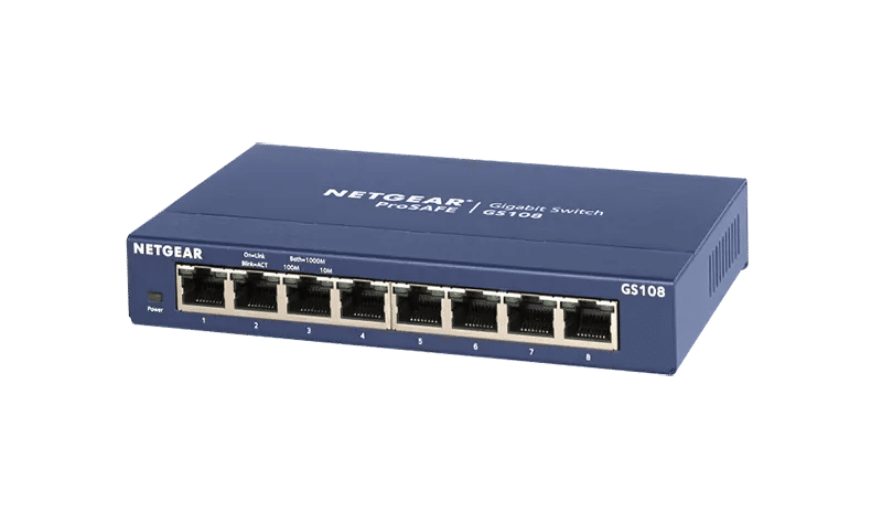 Netgear GS108-400NAS 8 Port Gigabit Ethernet switch