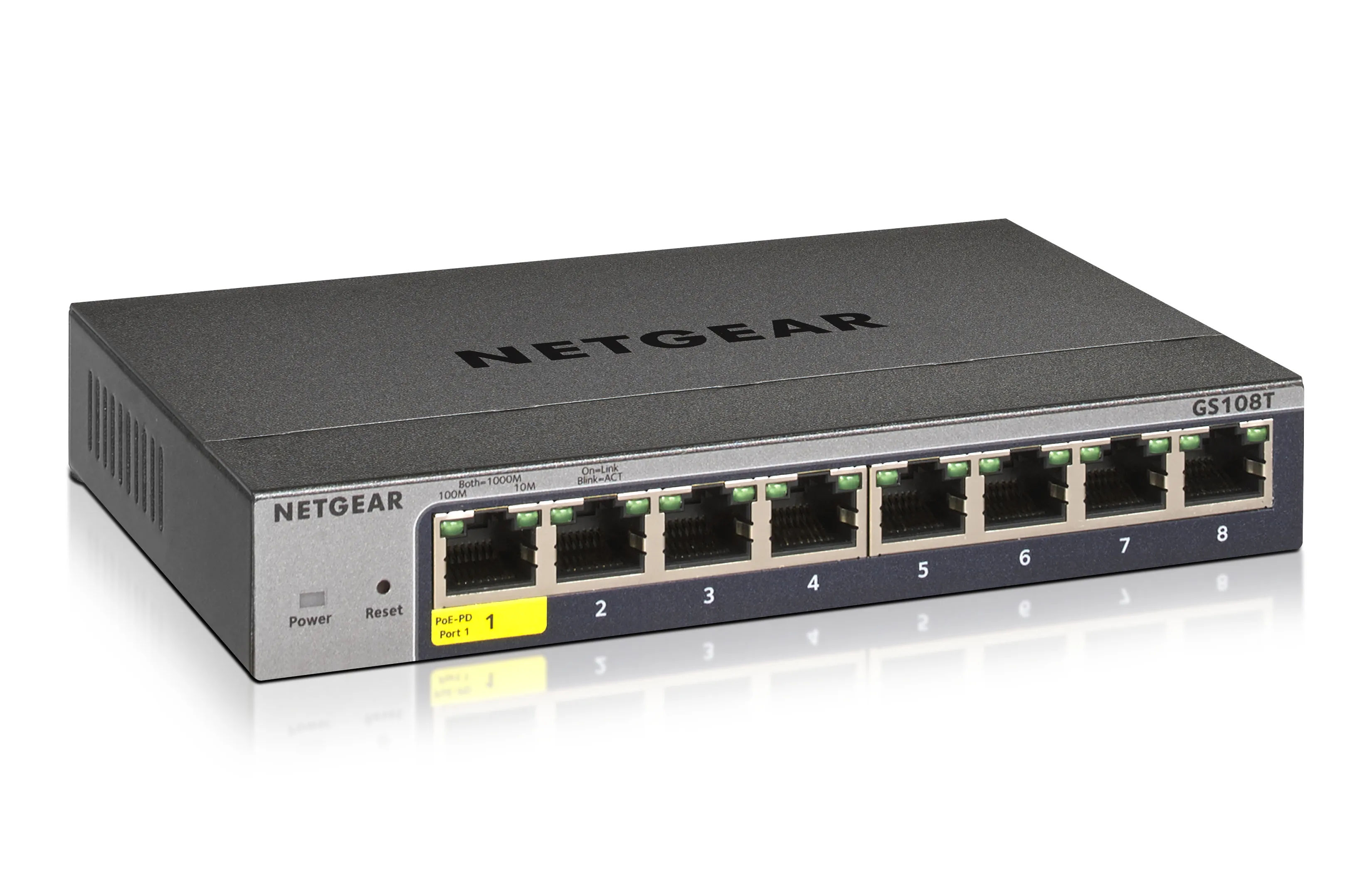 Netgear GS108T-300NAS 8 Port Gigabit Smart Managed switch