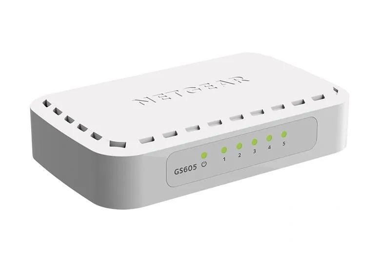 NETGEAR GS605v5 5-Port Gigabit Ethernet Home/Office Switch