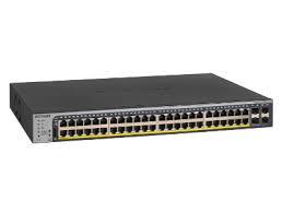 GS752TP - Netgear Prosafe GS752TP 40 x RJ-45 Ports PoE 10/100/1000Base-T + 8 x RJ-45 Ports PoE+ + 4 x SFP Ports Layer 3 Managed Gigabit Ethernet Network Switch