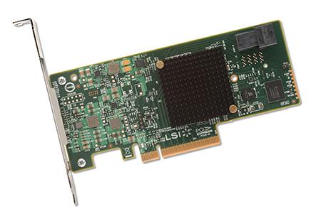 H3-25473-00D - Broadcom 9300-4i 4-Ports SAS SATA Host Bus Adapter
