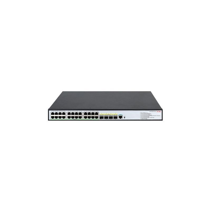 S5120V3-28S-HPWR-EI, H3C S5120V3-EI Switch, 24xGE SFP/4x10GE SFP+/PoE+