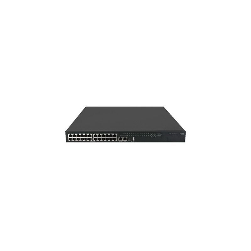 S6520X-26MC-UPWR-SI, H3C S6520X-SI Series Switch, 24x10GE SFP+/2x40GE QSFP+/UPoE